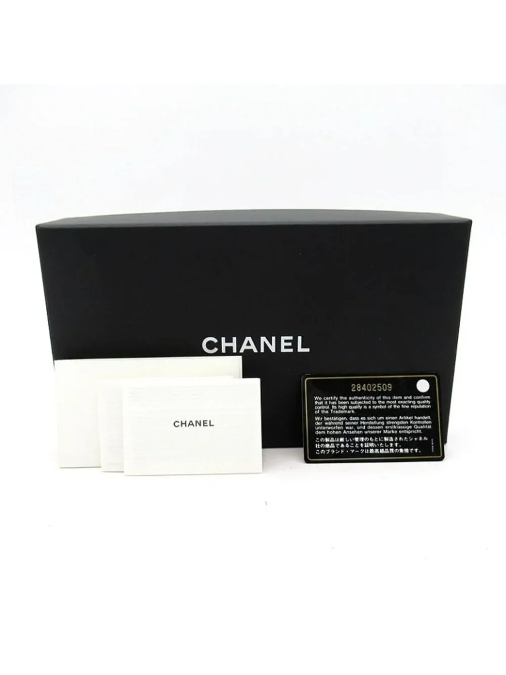Chanel Full Zipper Wallet Caviar Leather Black